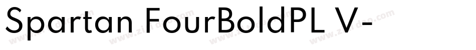 Spartan FourBoldPL V字体转换